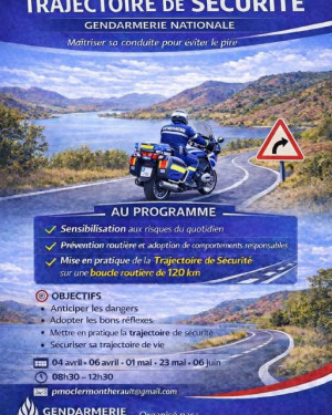 Journée Trajectoire de Sécurité organisée par le Peloton Motorisé de Clermont-l’Hérault 