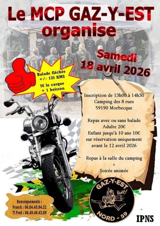 Balade fléchée organisée par Gaz-Y-Est