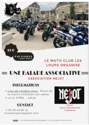 Le Moto Club des Loups organise une balade associative