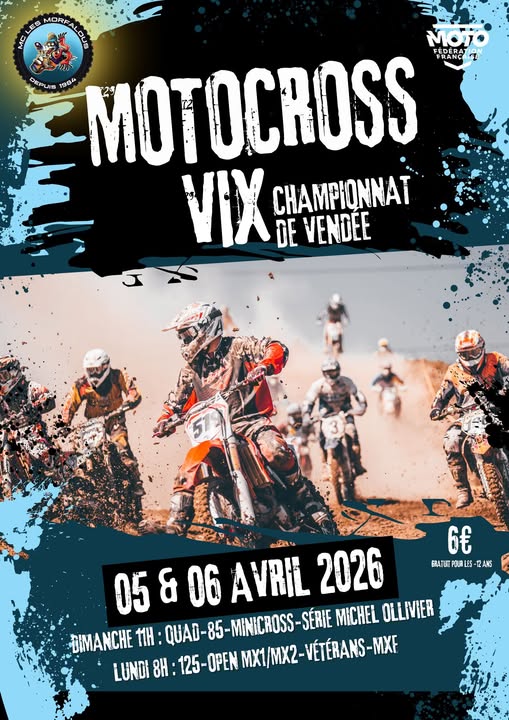 Championnat Motocross de Vendée à Vix