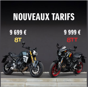 SUZUKI - nouveaux tarifs sur les GSX-8T et GSX-8TT