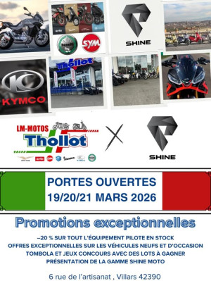 Portes Ouvertes chez LM-MOTOS Thollot