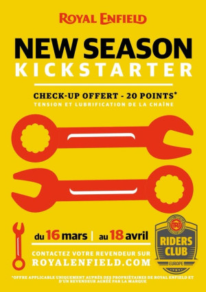 NEW SEASON KICKSTARTER 2026 – Check-up GRATUIT !