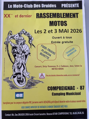 Dernier Rassemblement Moto du Mot Club des Druides