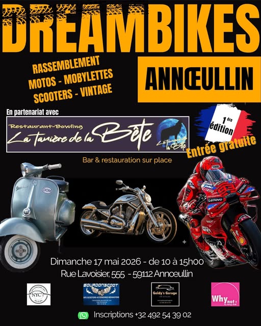 1er Rassemblement Motos à Annoeullin