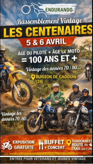 Rassemblement des Centenaires à Buisson de Cadouin (24)