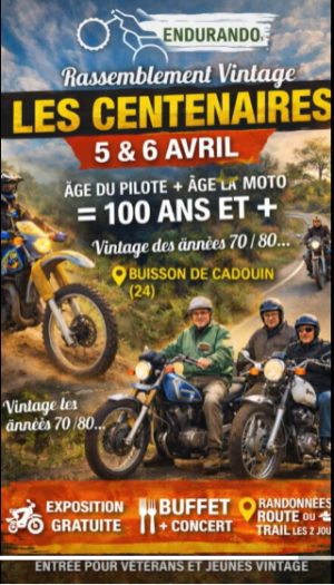 Rassemblement des Centenaires à Buisson de Cadouin (24)