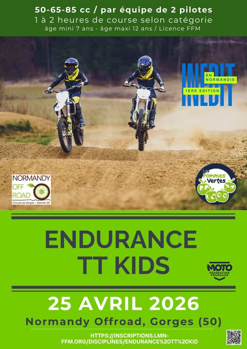  Endurance TT Kid | NOUVEAUTÉ POUR NOS JEUNES PILOTES ! 
