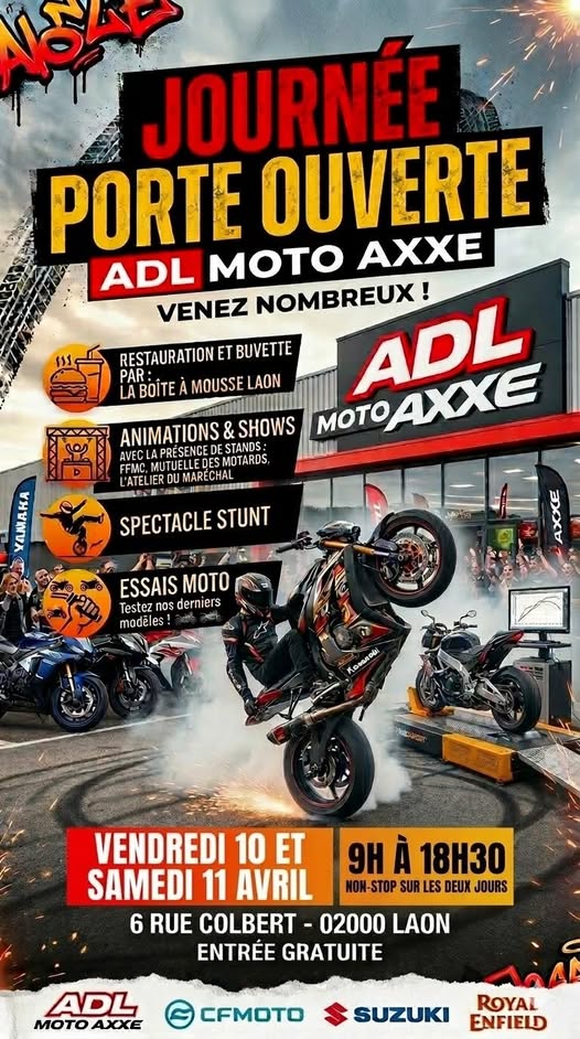 Journées Portes Ouvertes ADL Moto Axxe