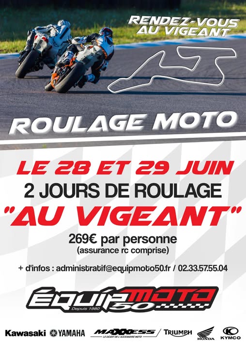 Journée piste Equip Moto 50