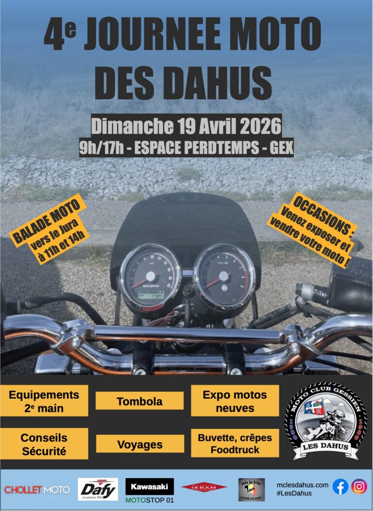 4ème Journée Moto des Dahus