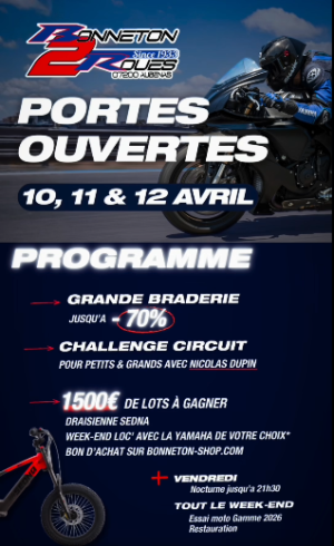 Journées Portes Ouvertes Bonneton 2 Roues