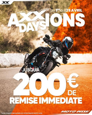 Axxion Days chez Gazon Motos Royan