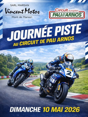 Journée Piste sur le circuit de Pau-Arnos proposé par Vincent Motos