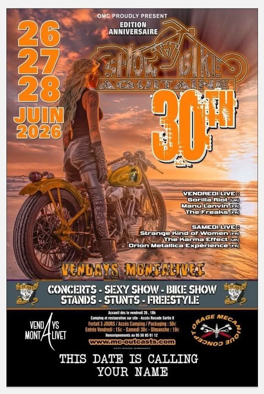 Show Bike Aquitaine - 30ème anniversaire