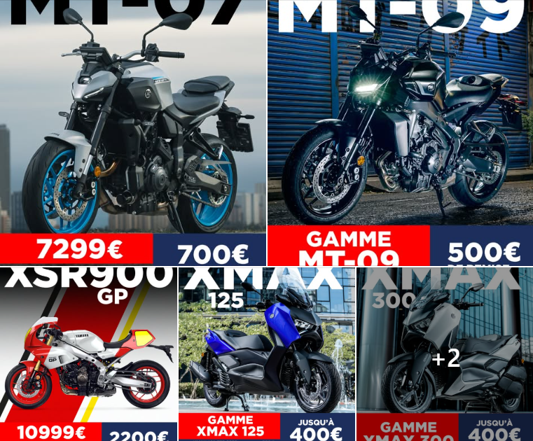 Offre exceptionnelle sur une large sélection de motos Yamaha chez Alain Moto 14
