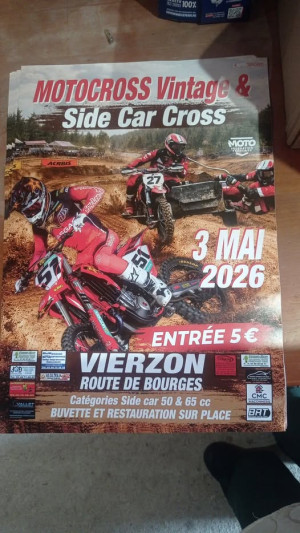 Championnat de Motocross Vintage et Side-car cross à Vierzon