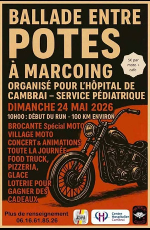 Journée Spéciale Moto au profit du service pédiatrique de l'hôpital de Cambrai