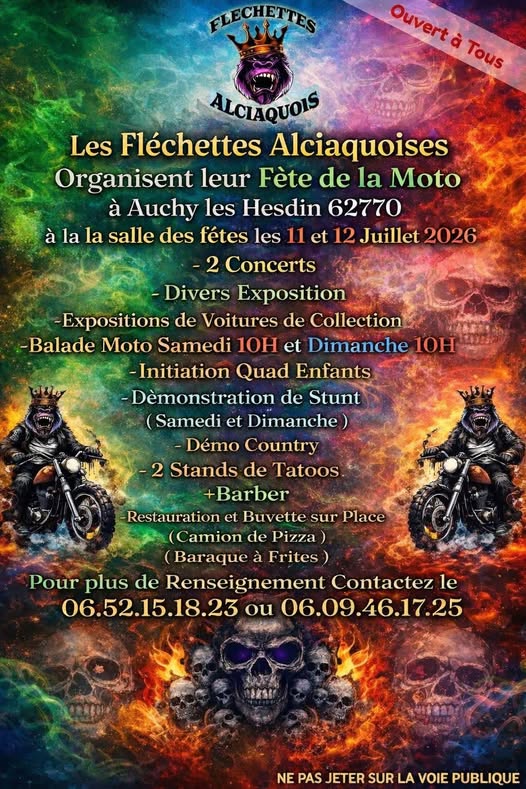 Fête de la Moto à Auchy-sur-Hesdin
