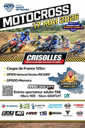 Championnat de Motocross à Crisolles (60)