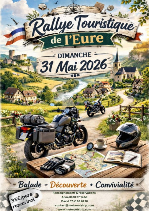 Rallye touristique de l'Eure avec Moto Roots Trip