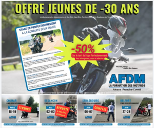 Tu as moins de 30 ans et tu veux mieux maîtriser ta moto