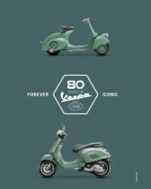 JOYEUX ANNIVERSAIRE VESPA ! On vous attend en magasin pour fêter cela et bientôt vous faire découvrir les séries spéciales 80 ans.