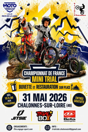 Championnat de France mini Trial à Chalonnes-sur-Loire (49)