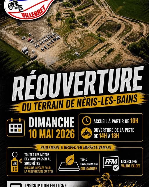 Réouverture du terrain de Néris-les-Bains