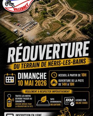 Réouverture du terrain de Néris-les-Bains