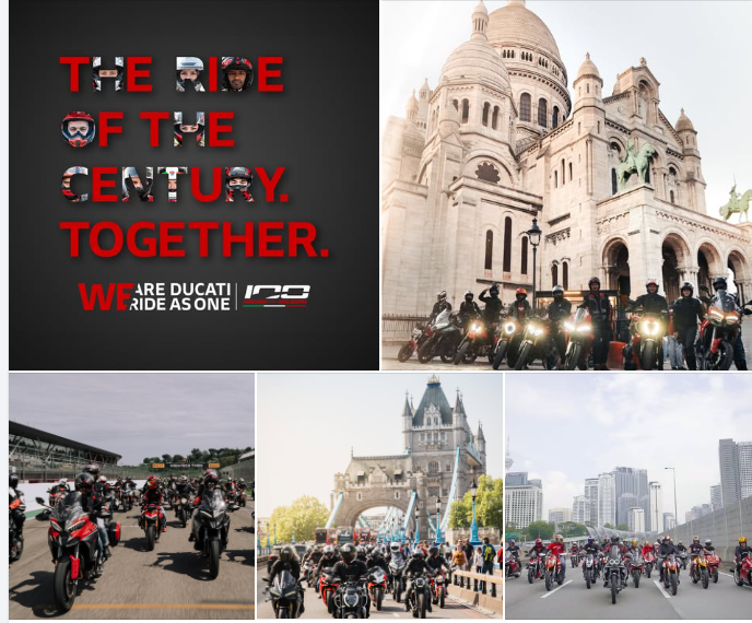 Ducati rassemble les Ducatistes du monde entier pour le We Ride As One