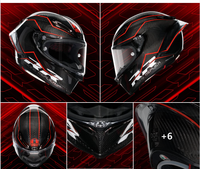 Aujourd’hui  présentation du CASQUE AGV PISTA GP RR