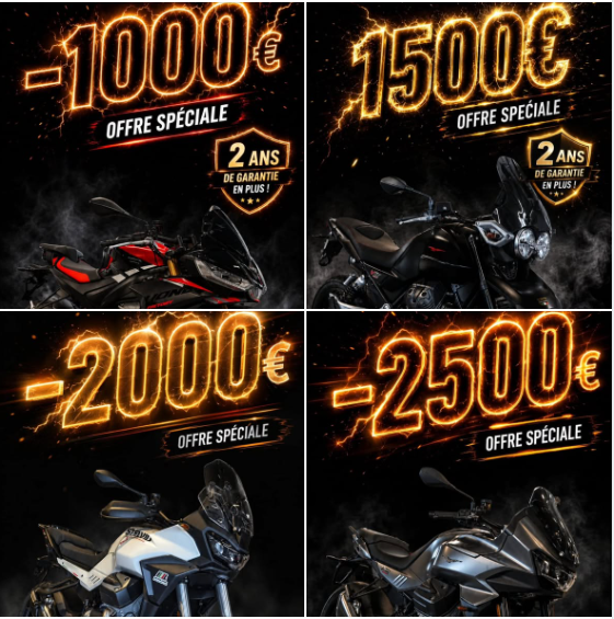 Offres incroyables sur les véhicules en stock chez Italia Moto Limoges