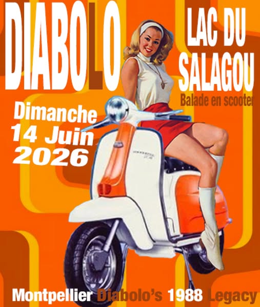 Balade au Lac du Salagou avec le Riquet's Scooter Club
