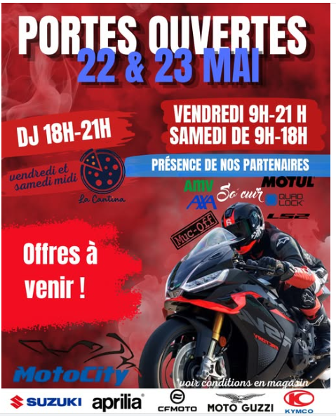 PORTES OUVERTES EXCEPTIONNELLES CHEZ MotoCity Pontarlier