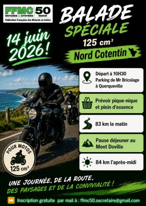 Balade spéciale 125cc dans le nord Cotentin