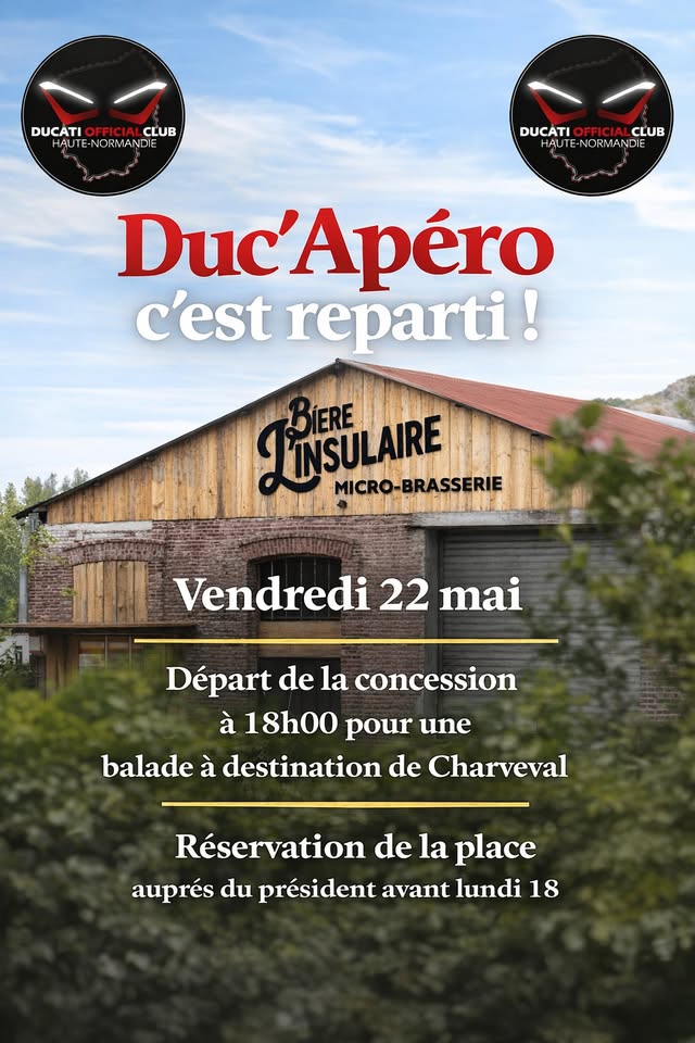 Le célèbre Duc'apéro revient avec le soleil et sa bonne humeur