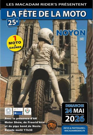 La Fête de la Moto revient à Noyon pour sa 25ème édition !