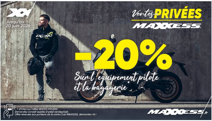 Profitez de bonnes affaires avec nos ventes privées MAXXESS