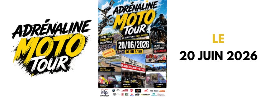 L'Adrénaline Moto Tour fait escale au Pôle Moto de Dardilly