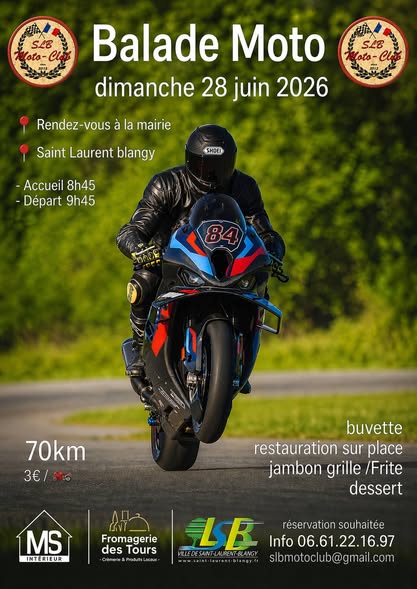 Balade Moto du SLB Moto Club