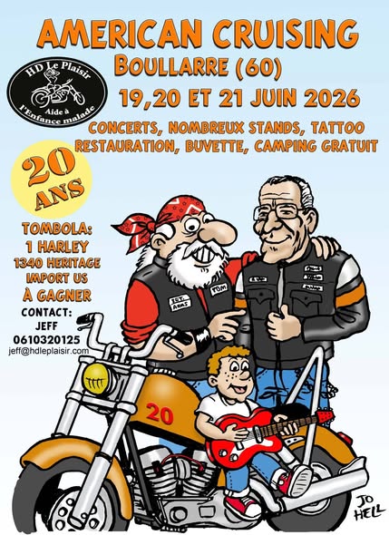 American Cruising à Boullarre avec HD Le Plaisir