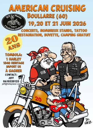 American Cruising à Boullarre avec HD Le Plaisir