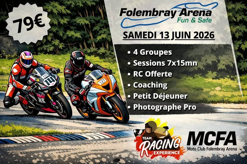 Journée de roulage sur le Circuit de Folembray avec le Racing Team Experience